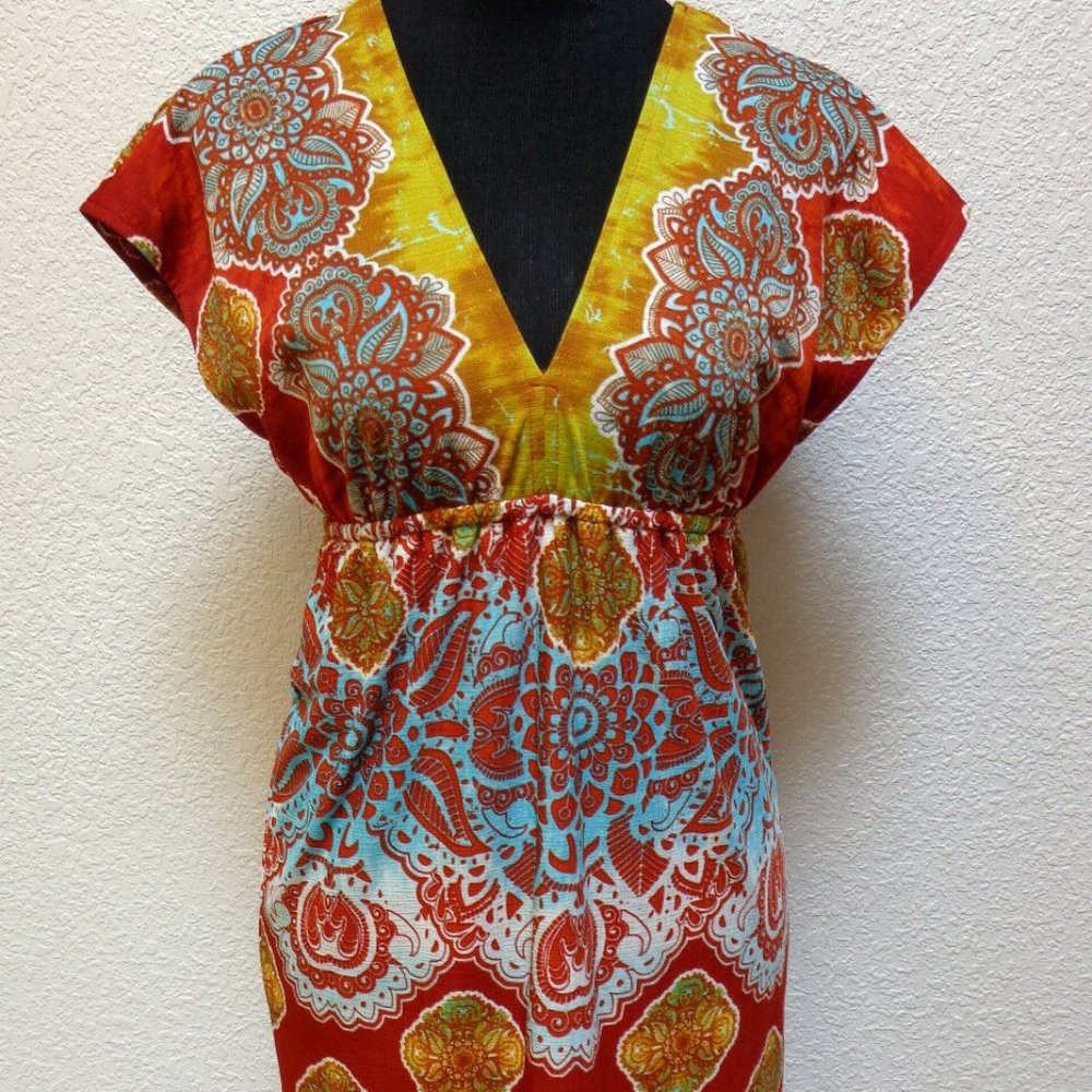 V NECK COVERUP XS